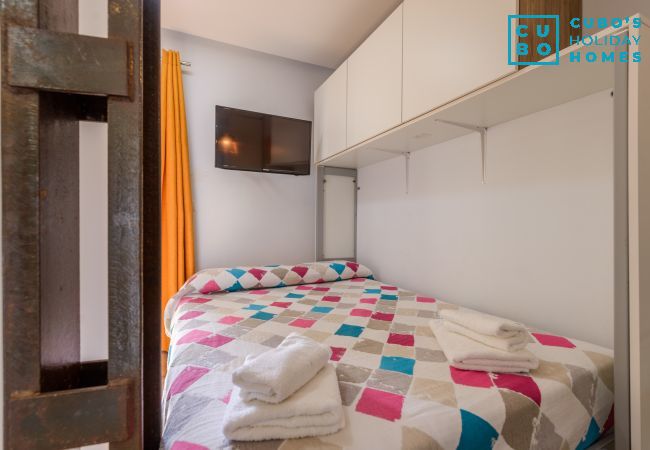 Dormitorio de este apartamento en Benalmádena