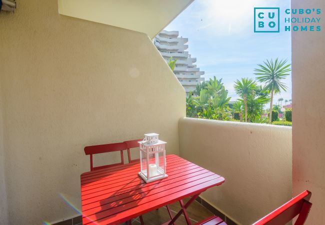 Terraza de este apartamento en Benalmádena