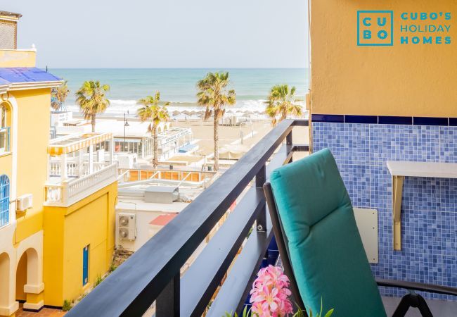 Terraza de este apartamento en Torremolinos