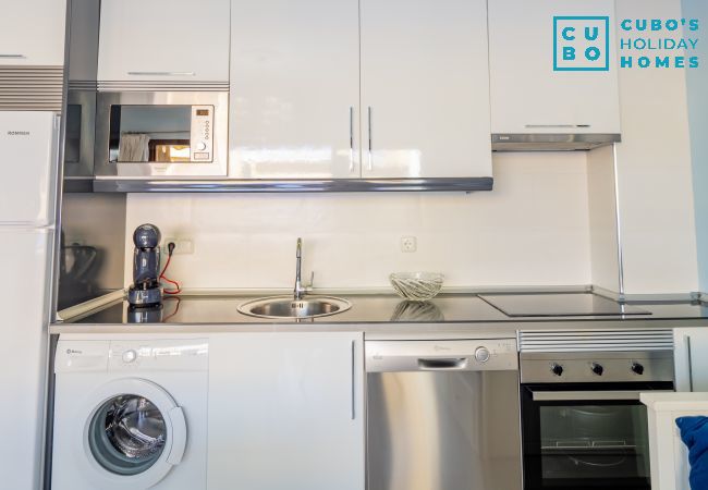 Cocina de este apartamento en Torremolinos