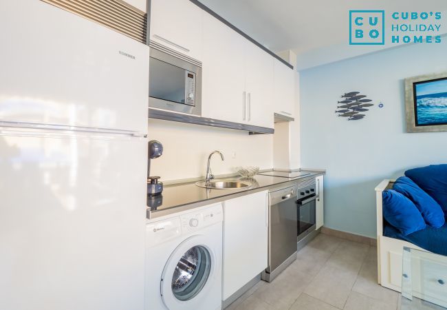 Cocina de este apartamento en Torremolinos