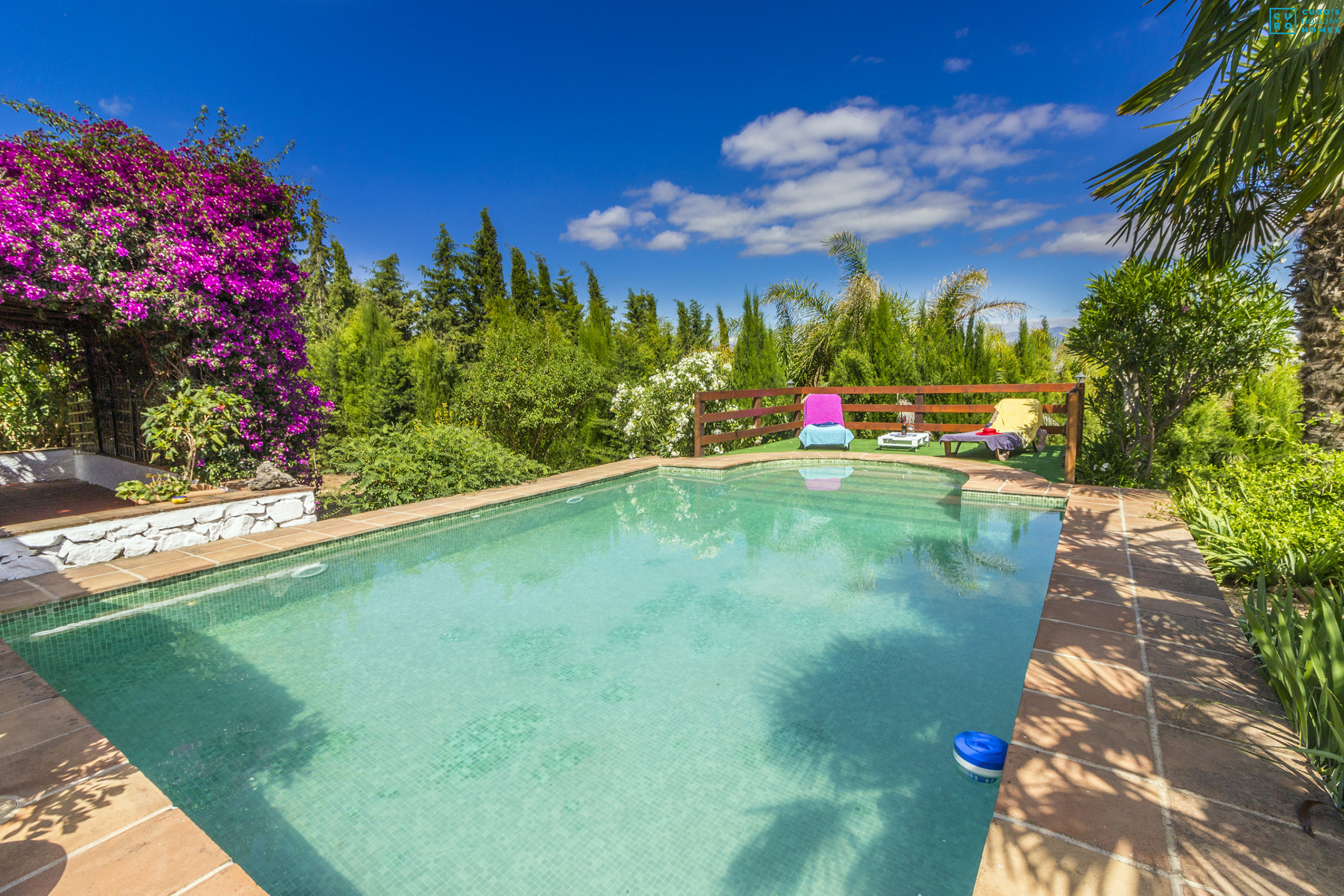 Piscina de esta casa rural en Alhaurín el Grande