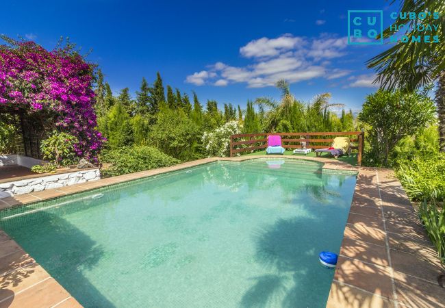 Piscina de esta casa rural en Alhaurín el Grande