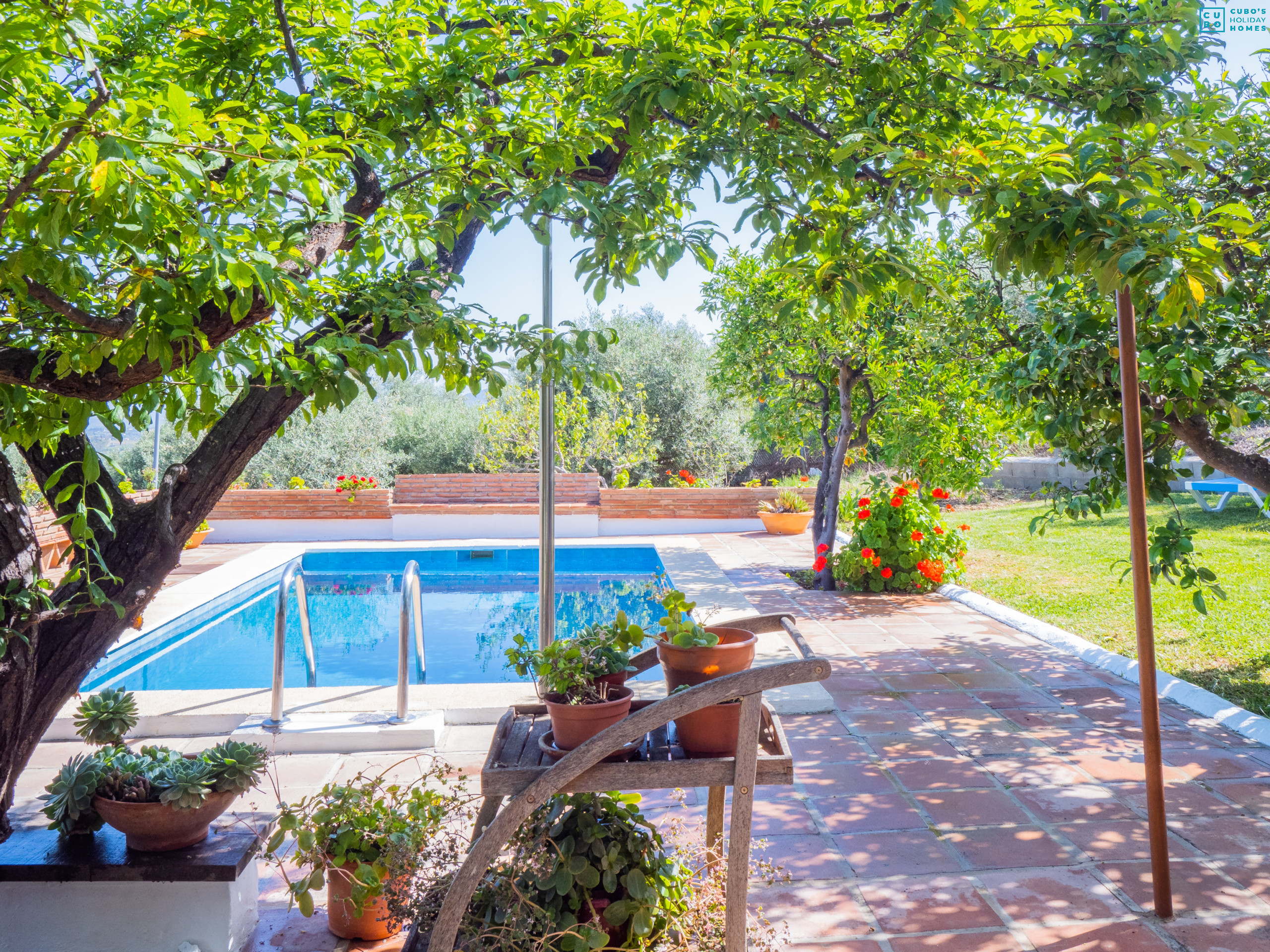 Piscina de esta Casa Rural en Alhaurín el Grande