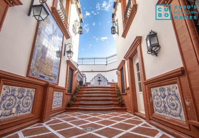 Terraza de esta casa de lujo en el centro de Alhaurín el Grande