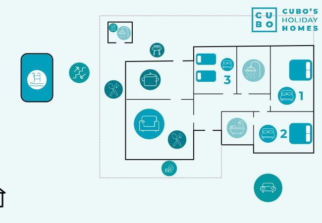 Villa en Alhaurín el Grande - Cubo's Villa Esmeralda Villa en Alhaurín el Grande - Cubo's Villa Esmeralda