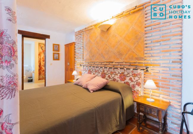 Dormitorio de este apartamento rural en Mijas Pueblo