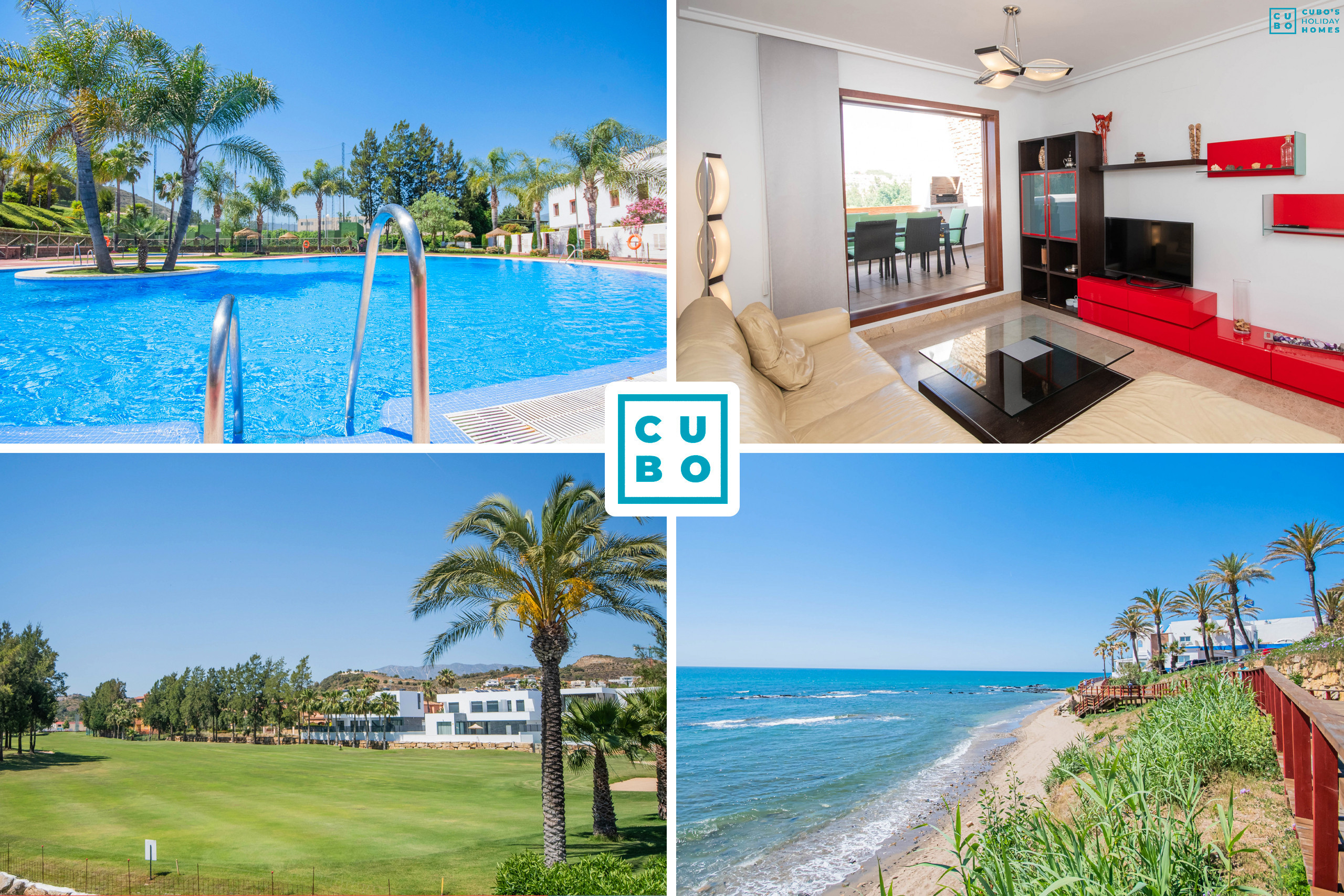Apartamento con piscina y golf en Mijas Costa