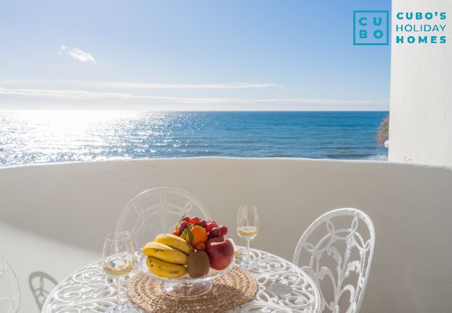 Terraza con vistas al mar de este fantástico apartamento