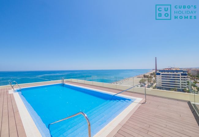 Apartamento en Málaga - Cubo's Sea View Pacifico Street & Free Parking