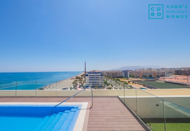 Apartamento en Málaga - Cubo's Sea View Pacifico Street & Free Parking