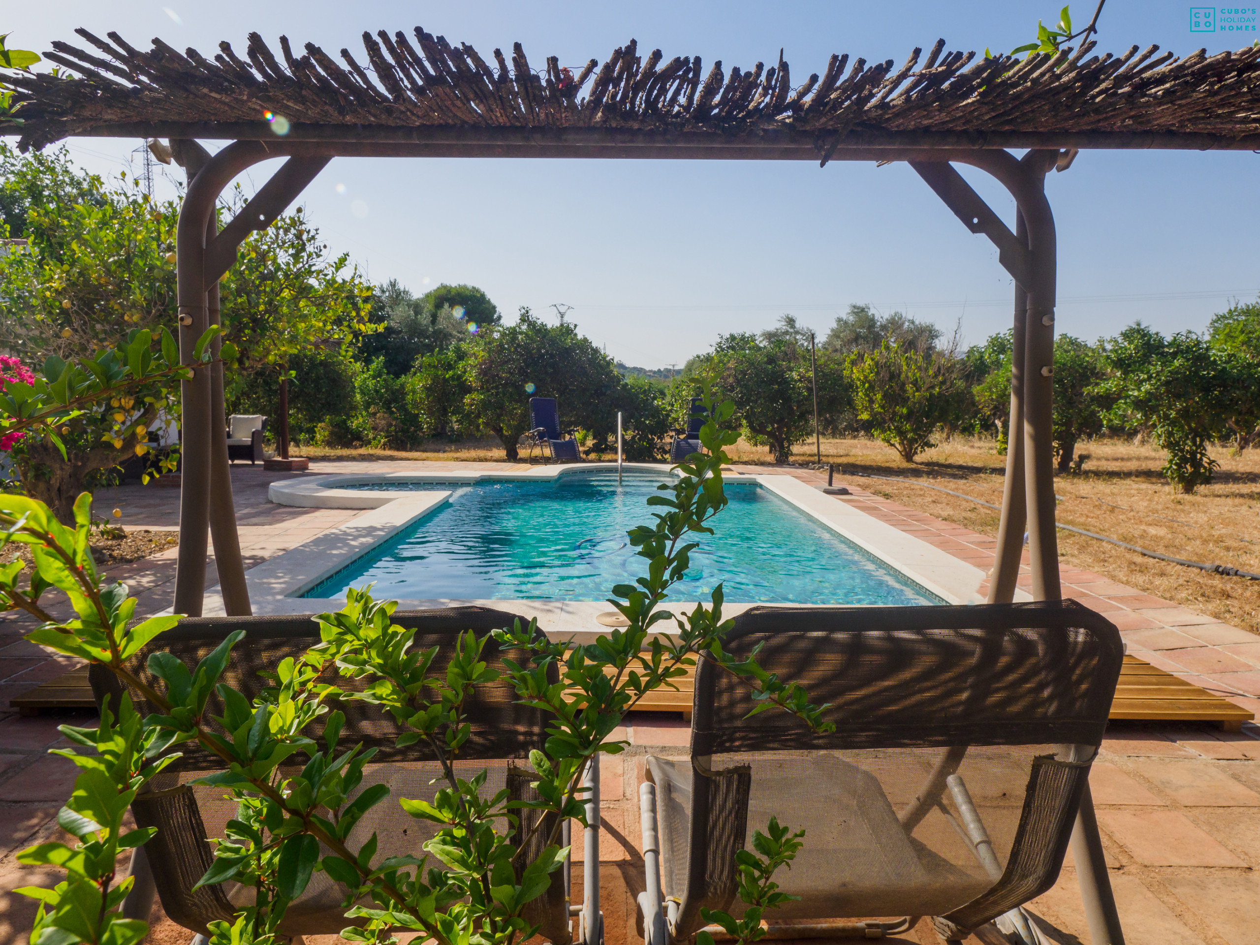 Piscina y exteriores del Cortijo La Bolina 