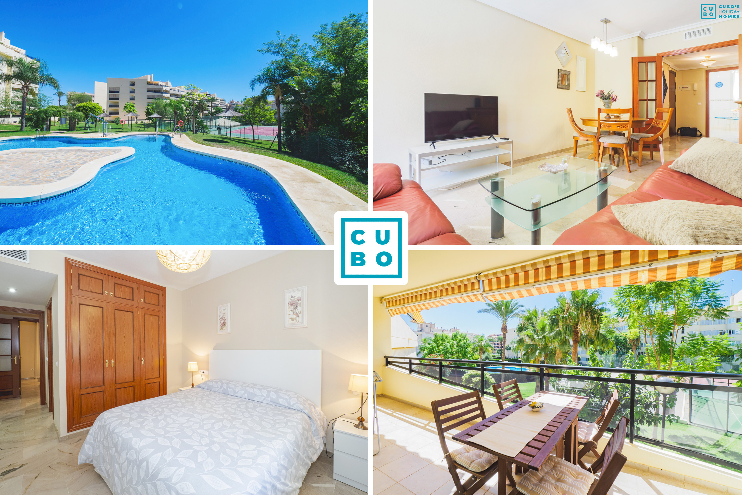 Encantador apartamento en Torremolinos para 6 personas con piscina y parking