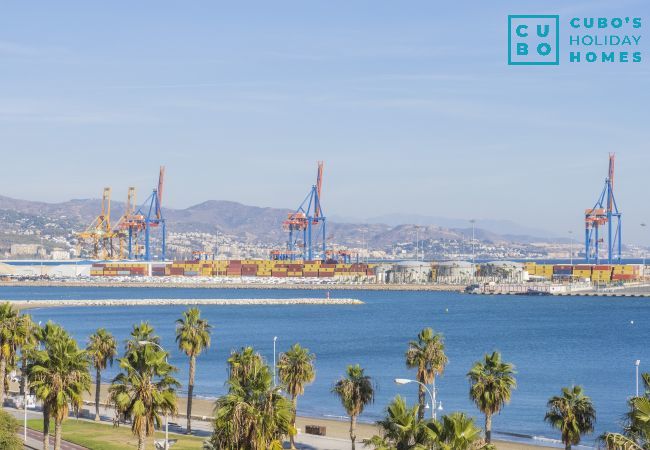 Apartamento en Málaga - Cubo's Apartamento Seaview Port & Free Parking