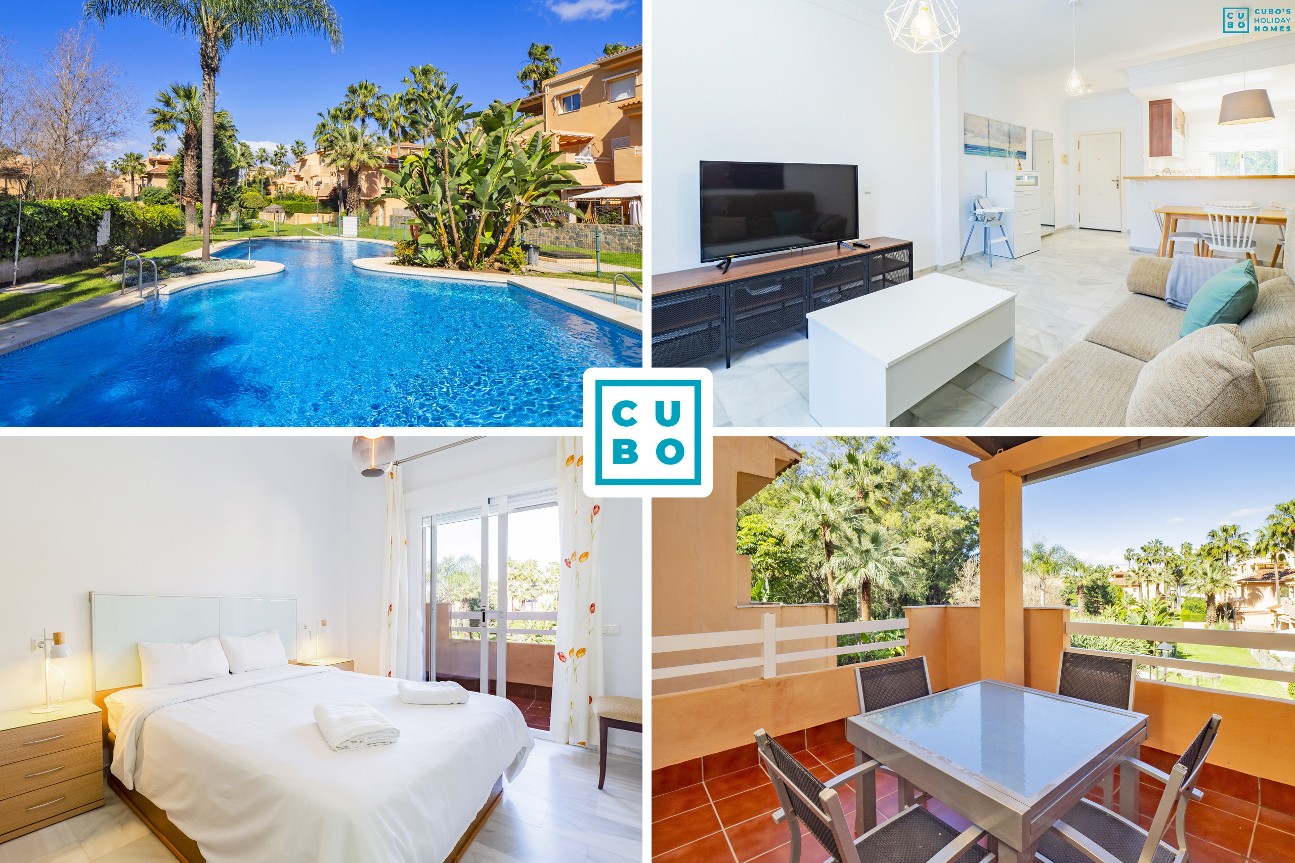 Apartamento vacacional en Marbella con piscina