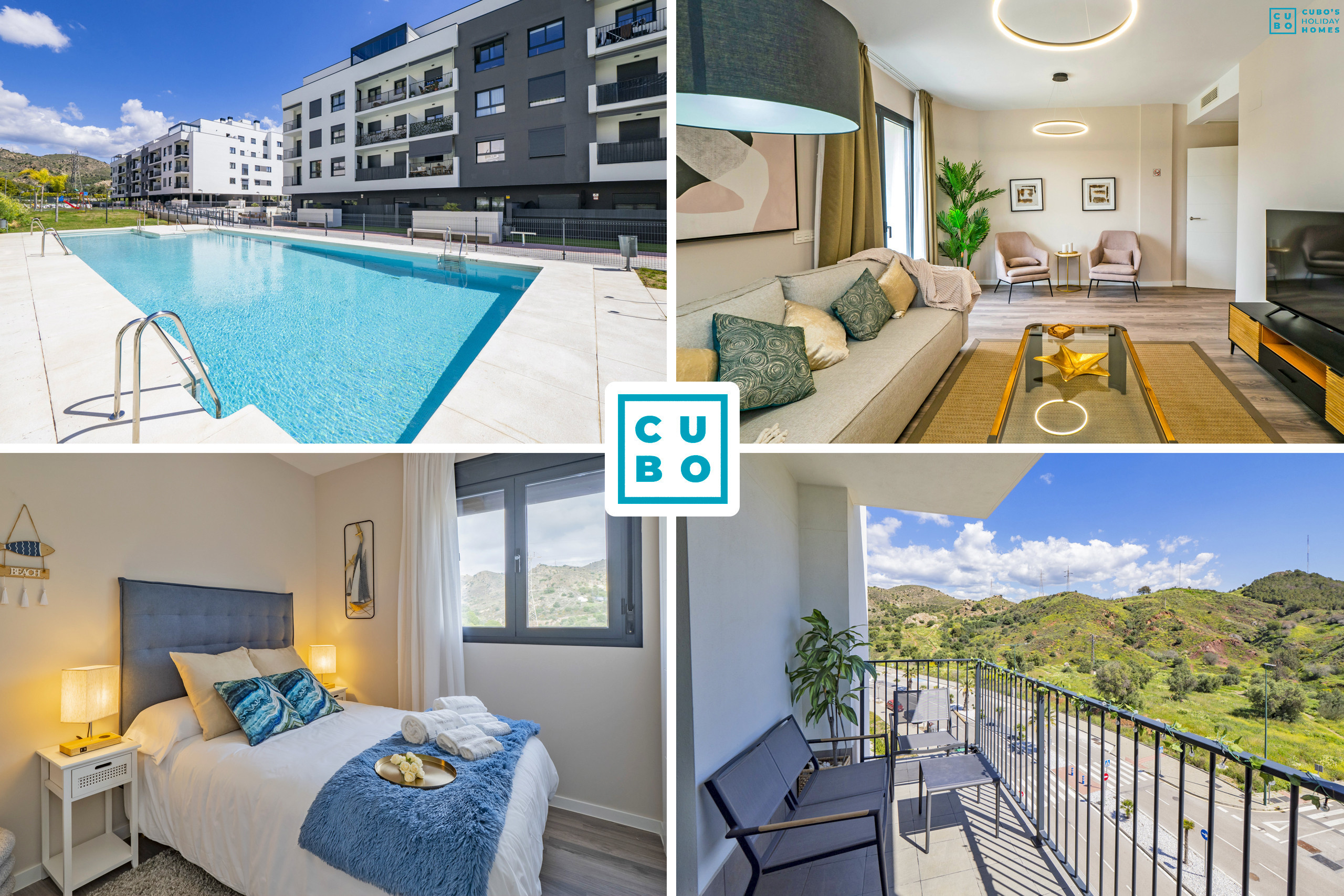 Apartamento vacacional en Málaga con piscina y parking