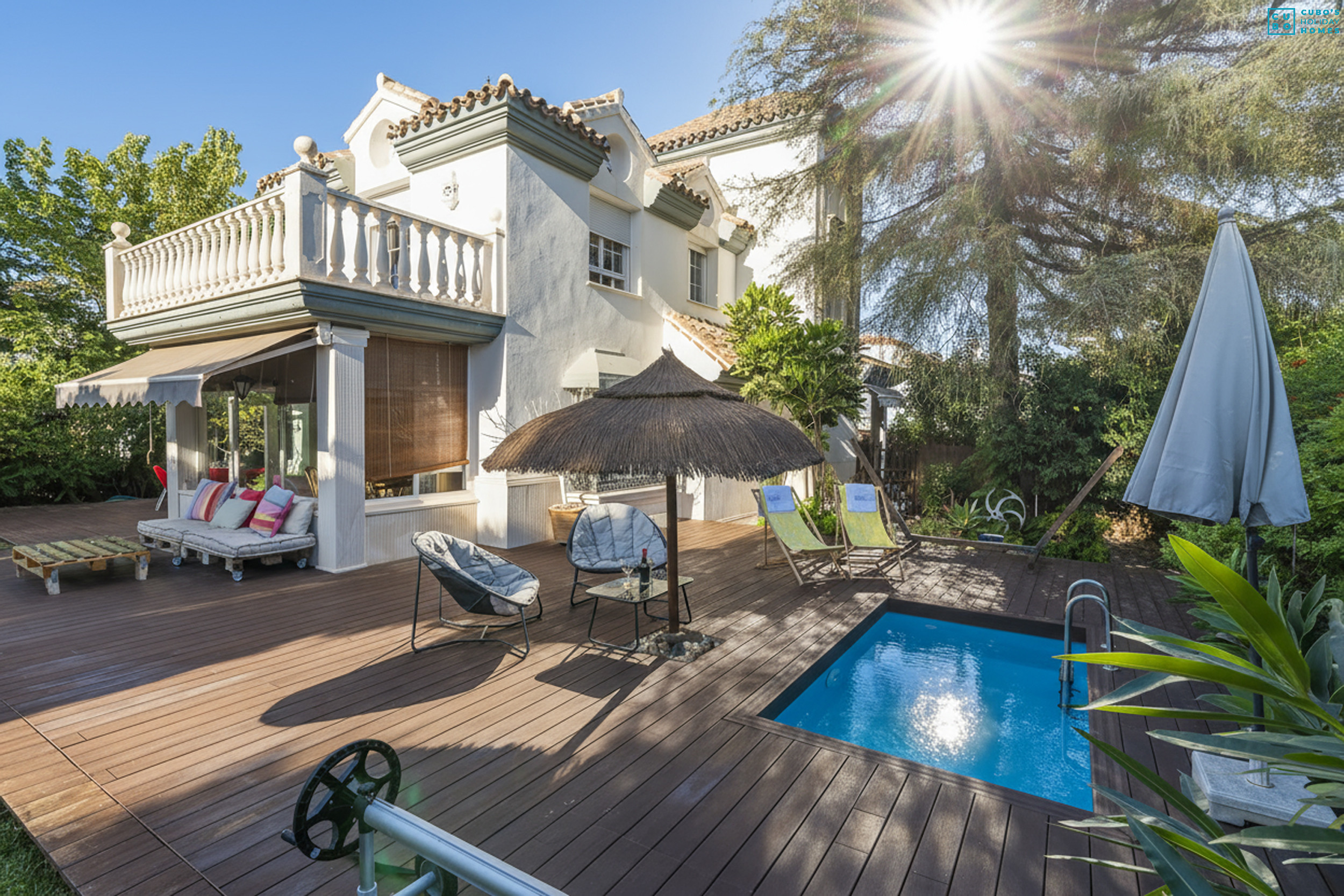 Casa vacacional en Coín con piscina para 8 personas