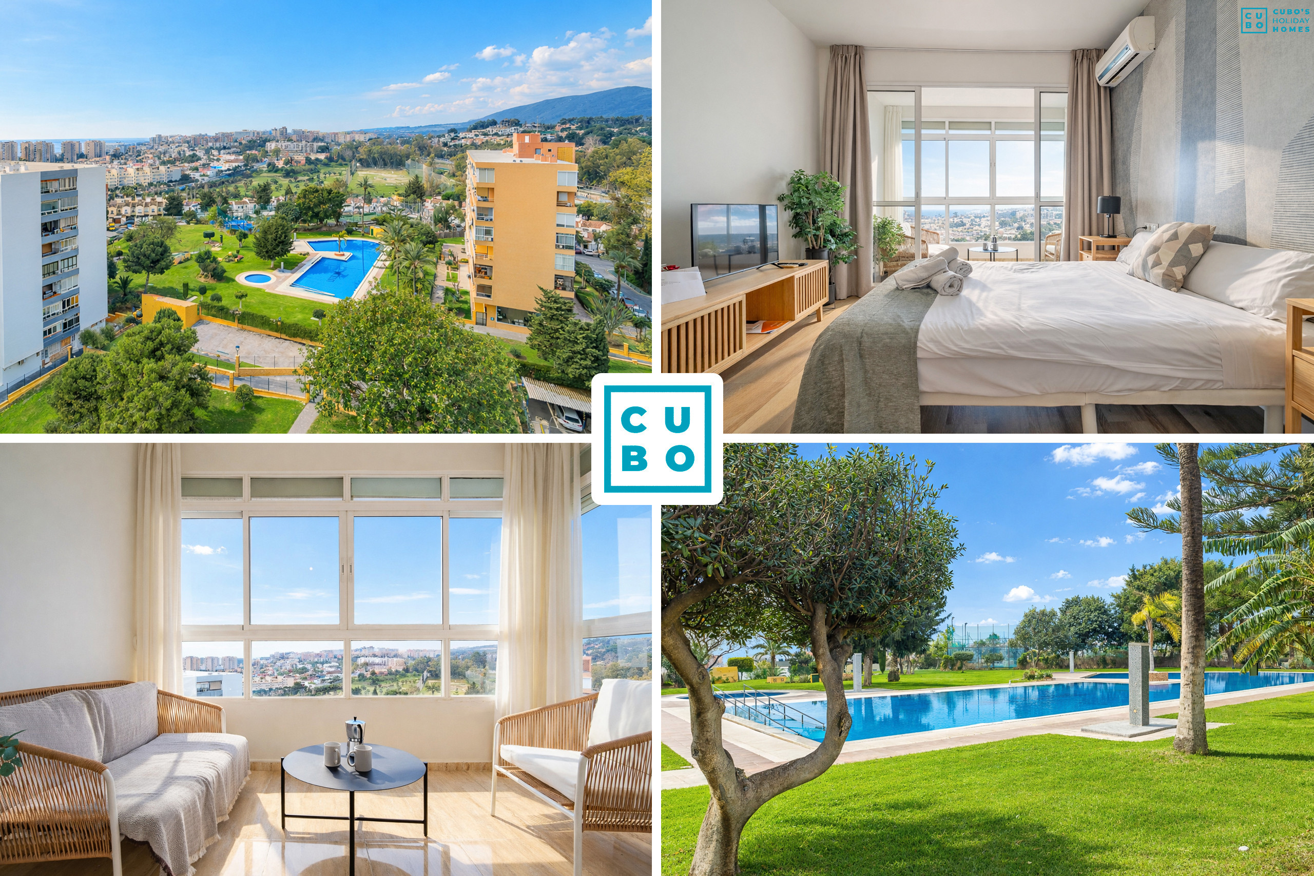 Estudio vacacional en Torremolinos con piscina