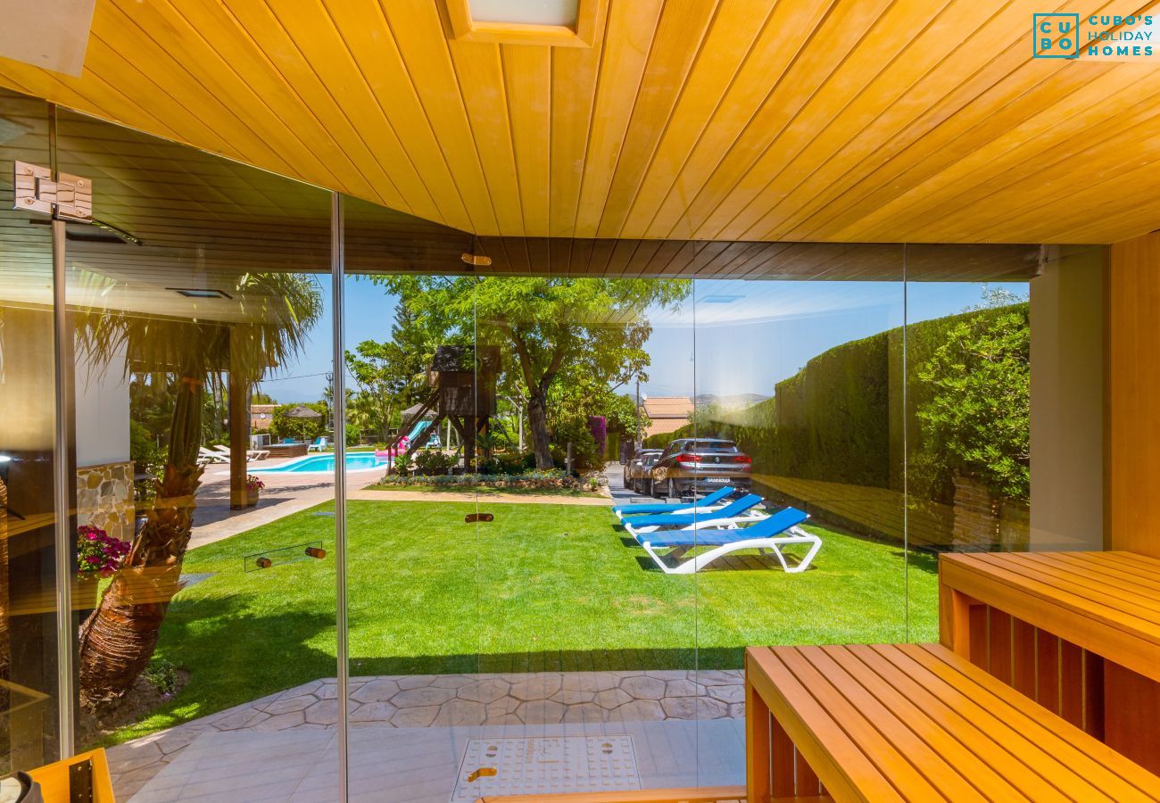 Sauna de esta villa en Alhaurín de la Torre 