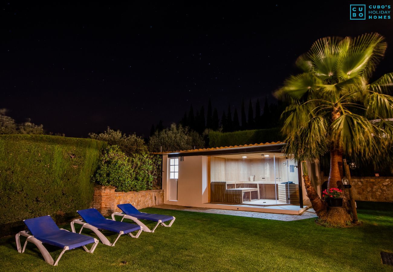 Jardín de esta villa en Alhaurín de la Torre 