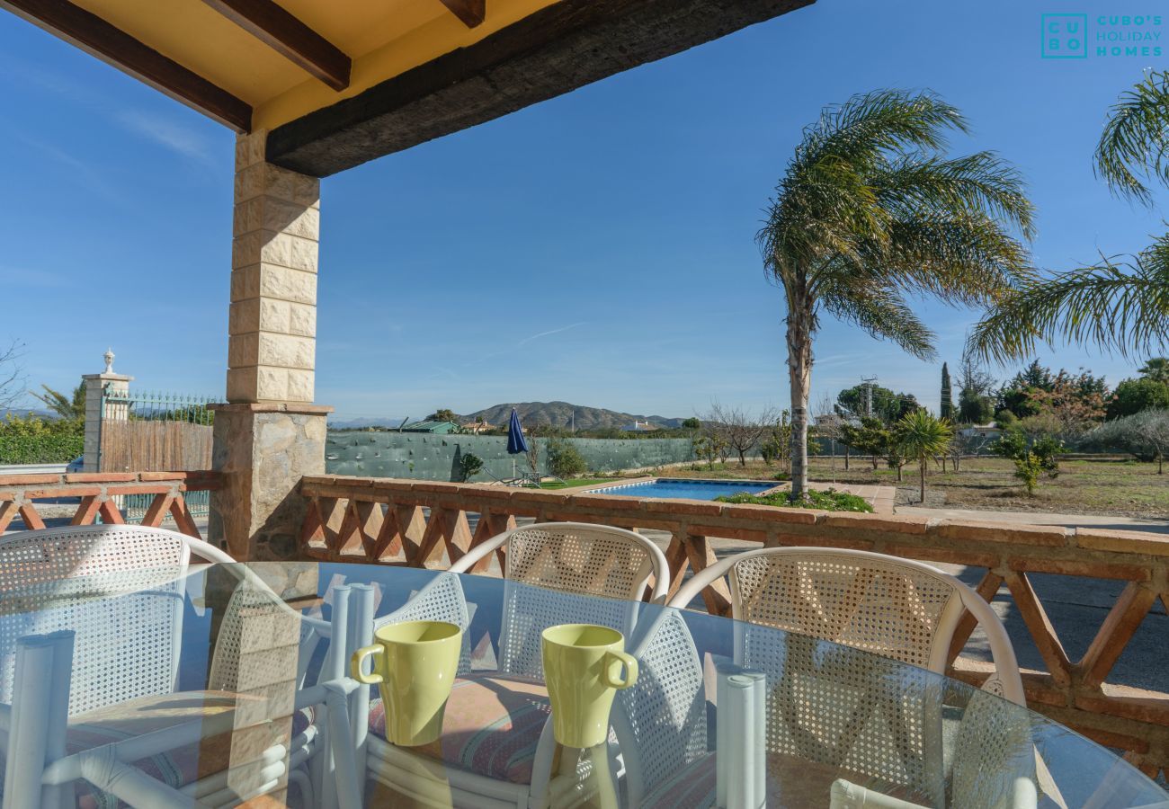 Terraza de esta finca en Alhaurín el Grande