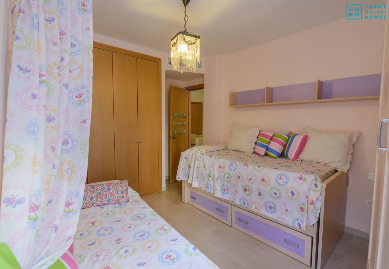 Dormitorio de este apartamento en Fuengirola