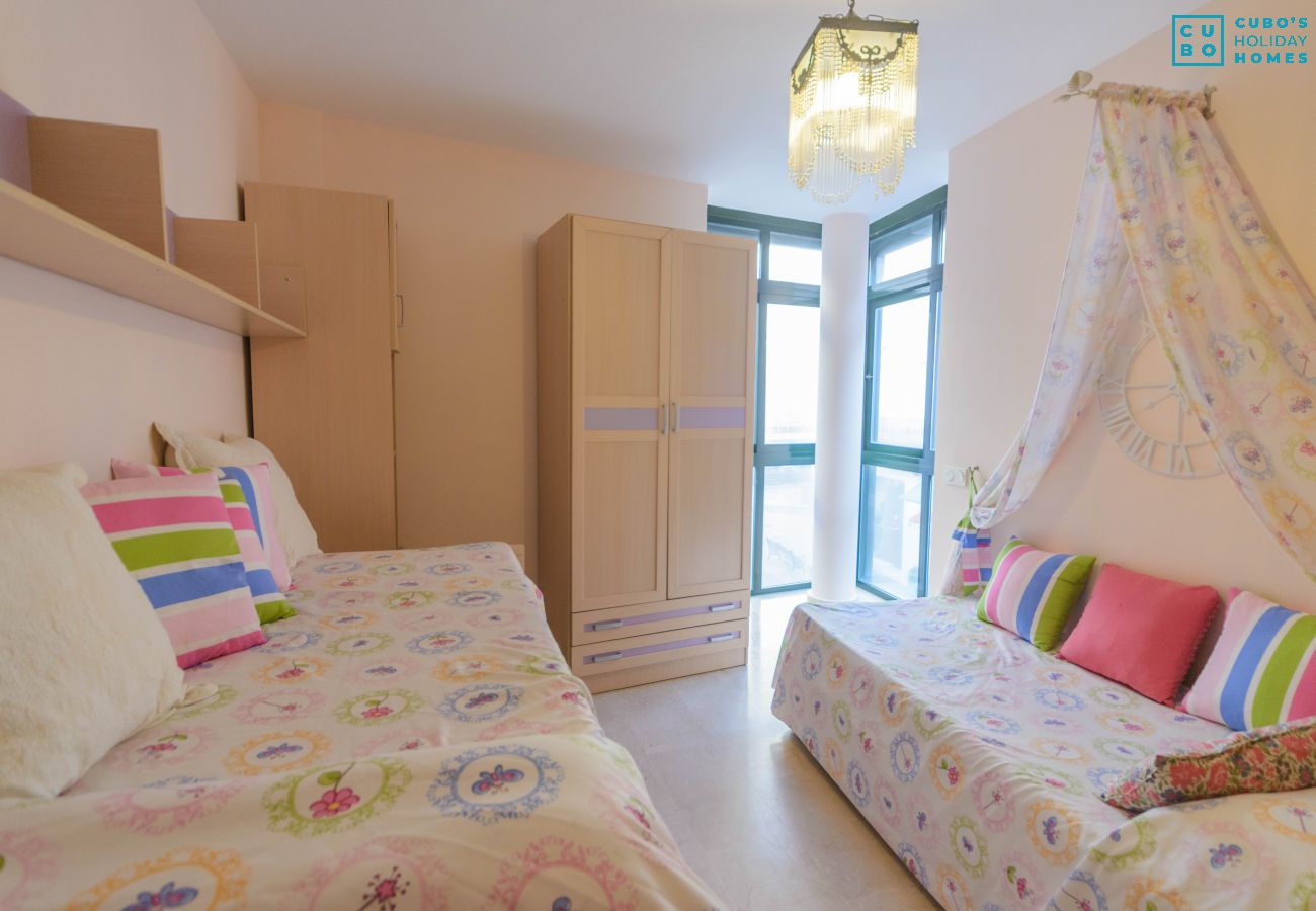 Dormitorio de este apartamento en Fuengirola