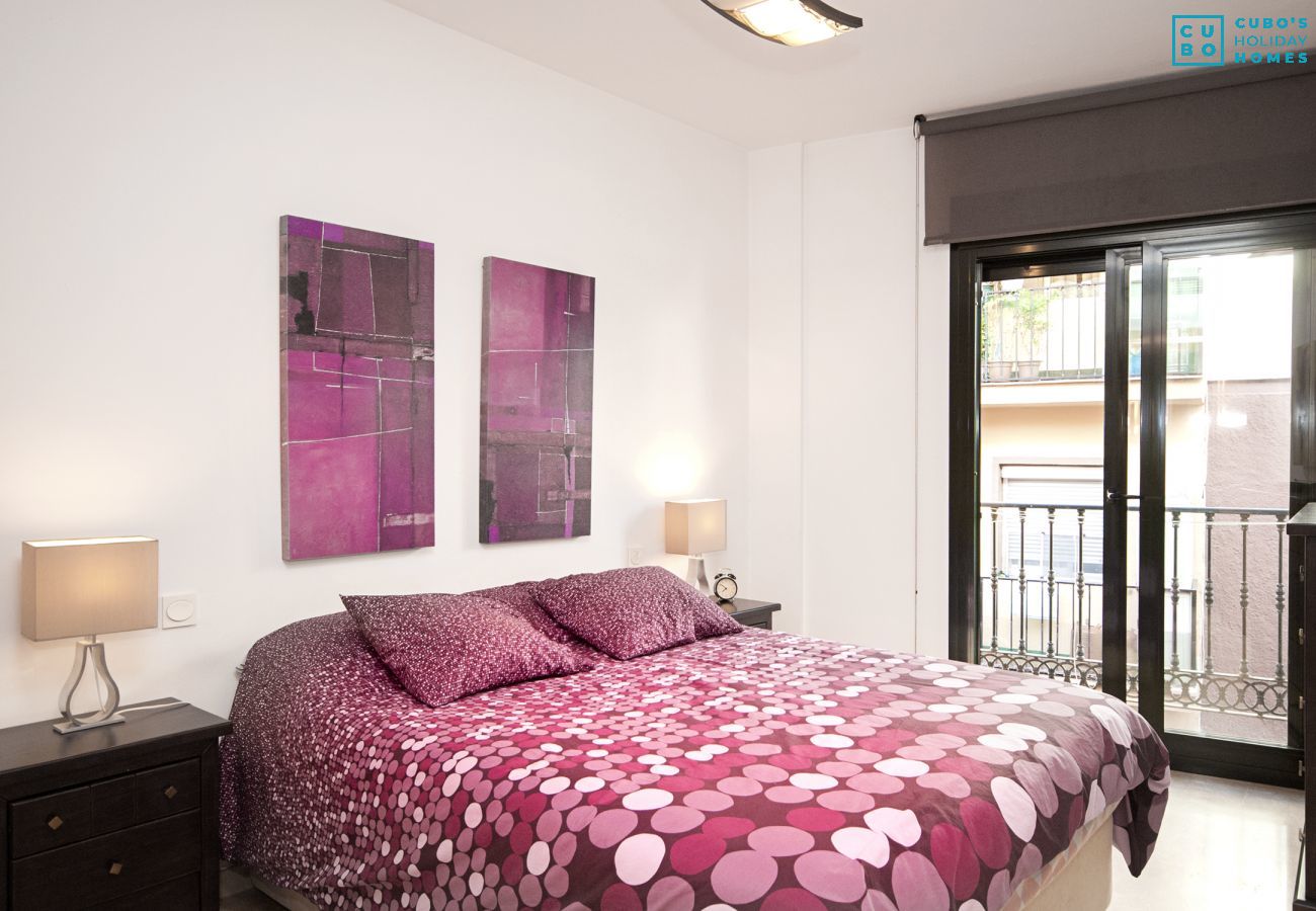 Dormitorio de este apartamento en Fuengirola