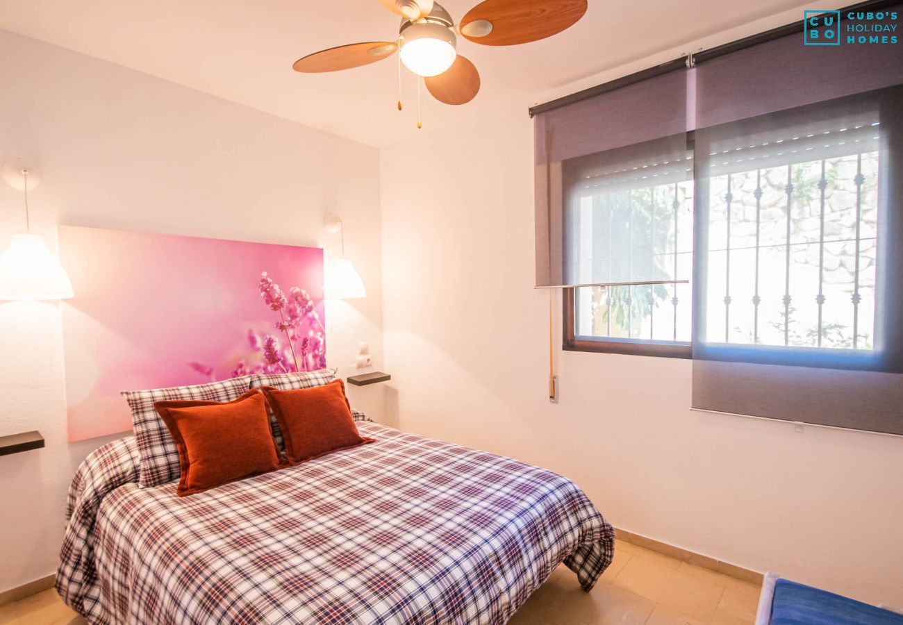 Dormitorio de este apartamento en Mijas Costa