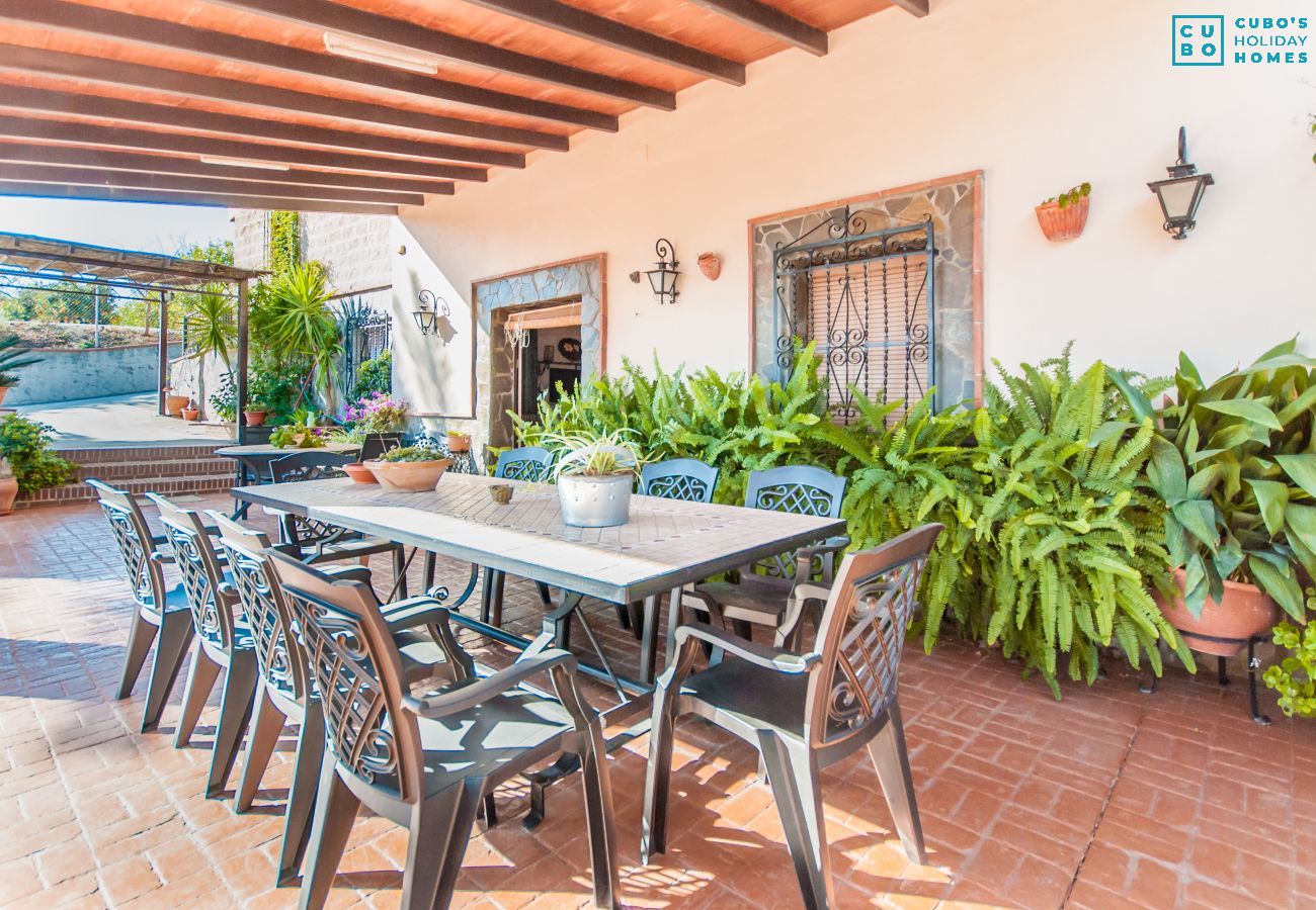 Terraza de esta finca en Alhaurín el Grande