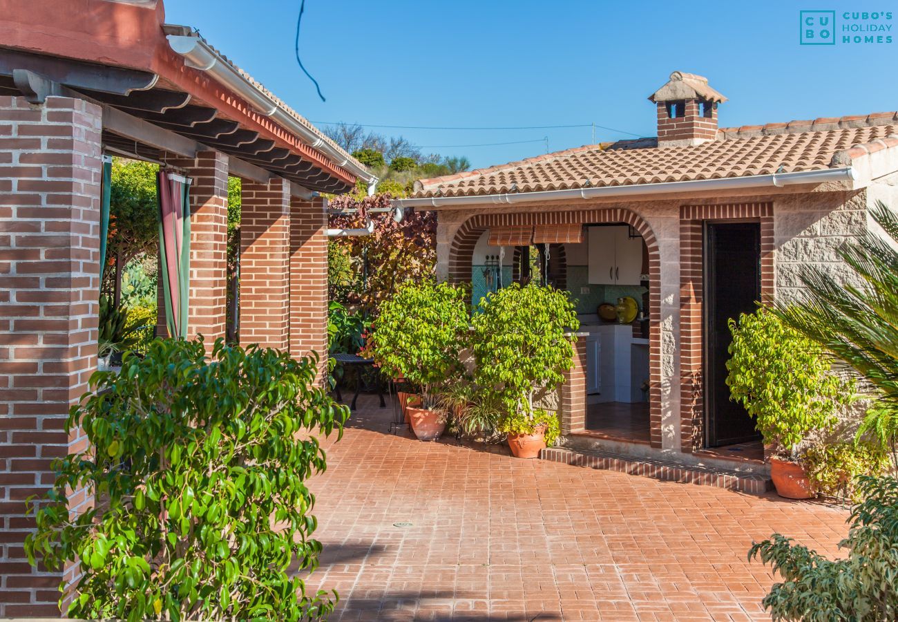 Terraza de esta finca en Alhaurín el Grande