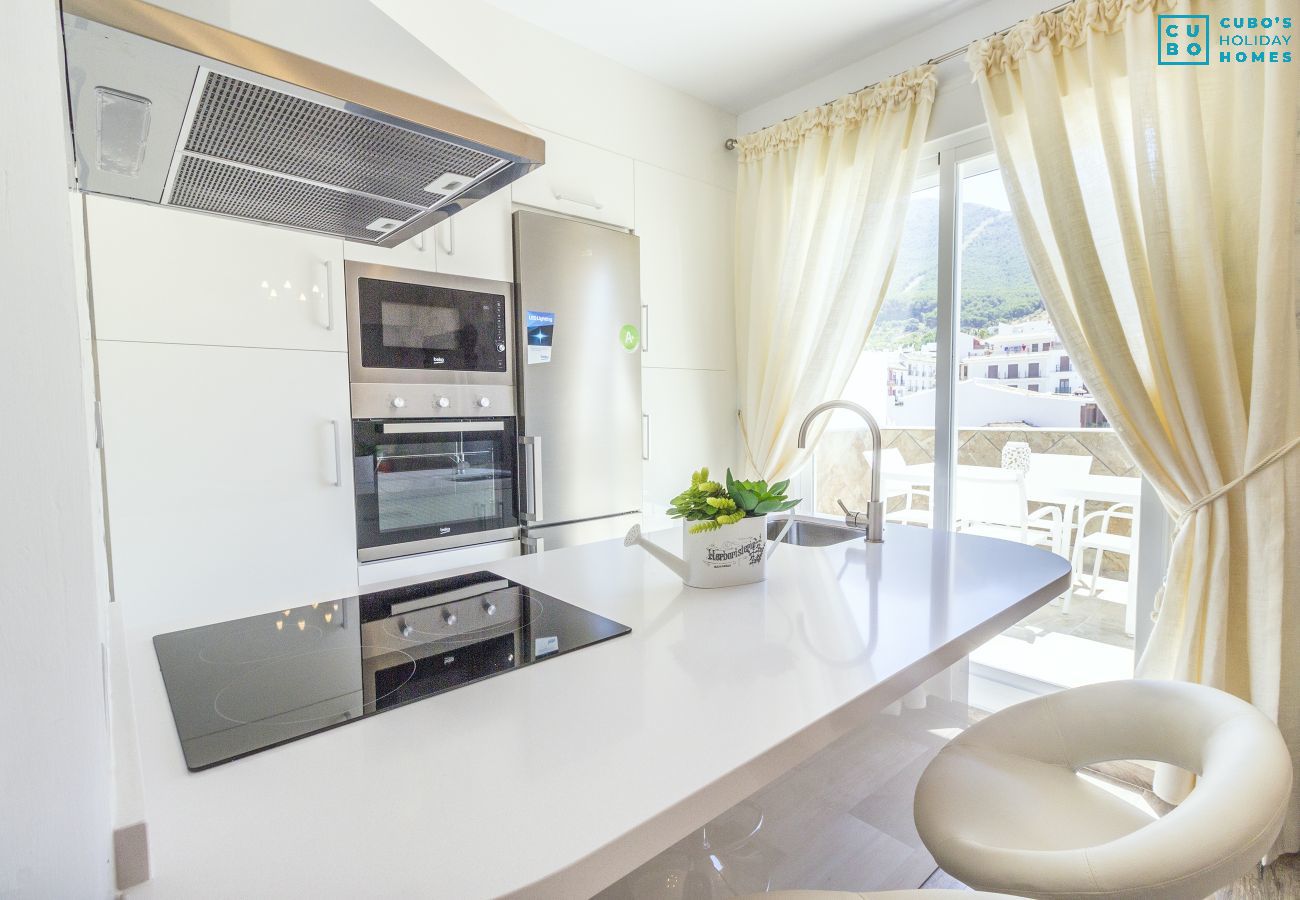 Cocina de este apartamento en Alhaurín el Grande