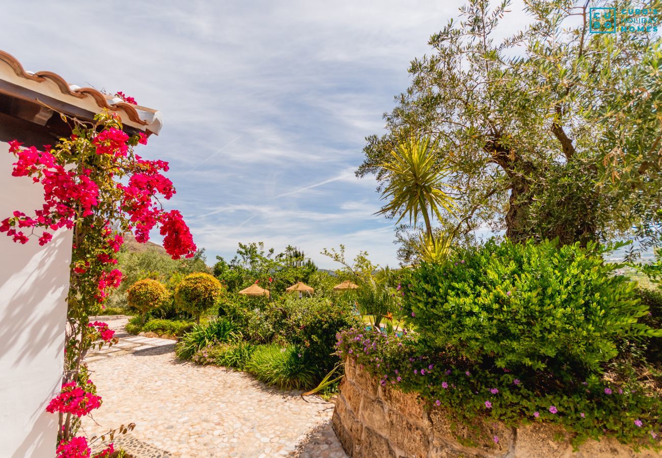 Jardín de esta villa en Alhaurín el Grande