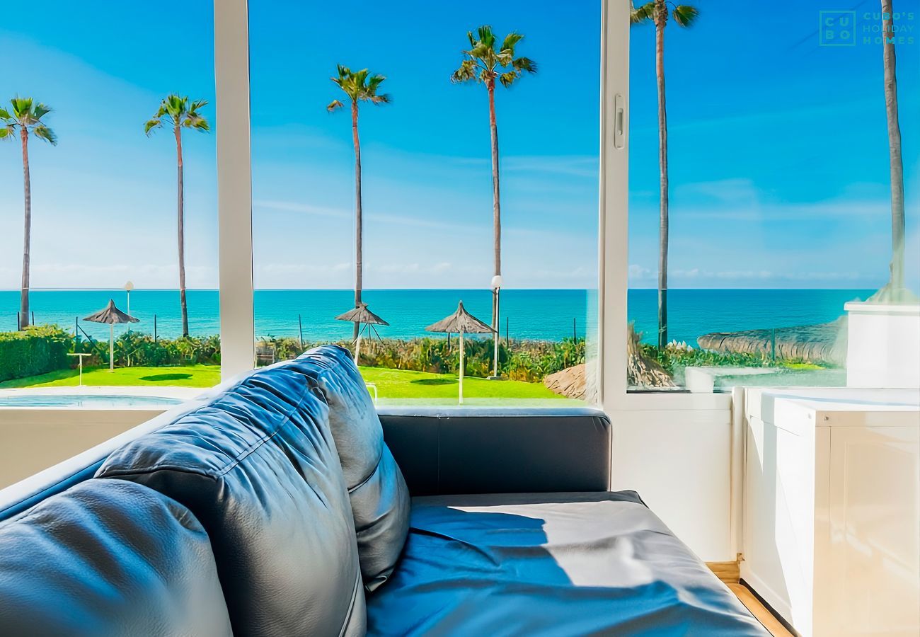 Apartamento vacacional en Mijas Costa con vistas al mar