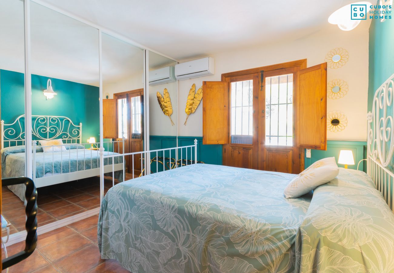 Dormitorio de este apartamento rural en Mijas Pueblo