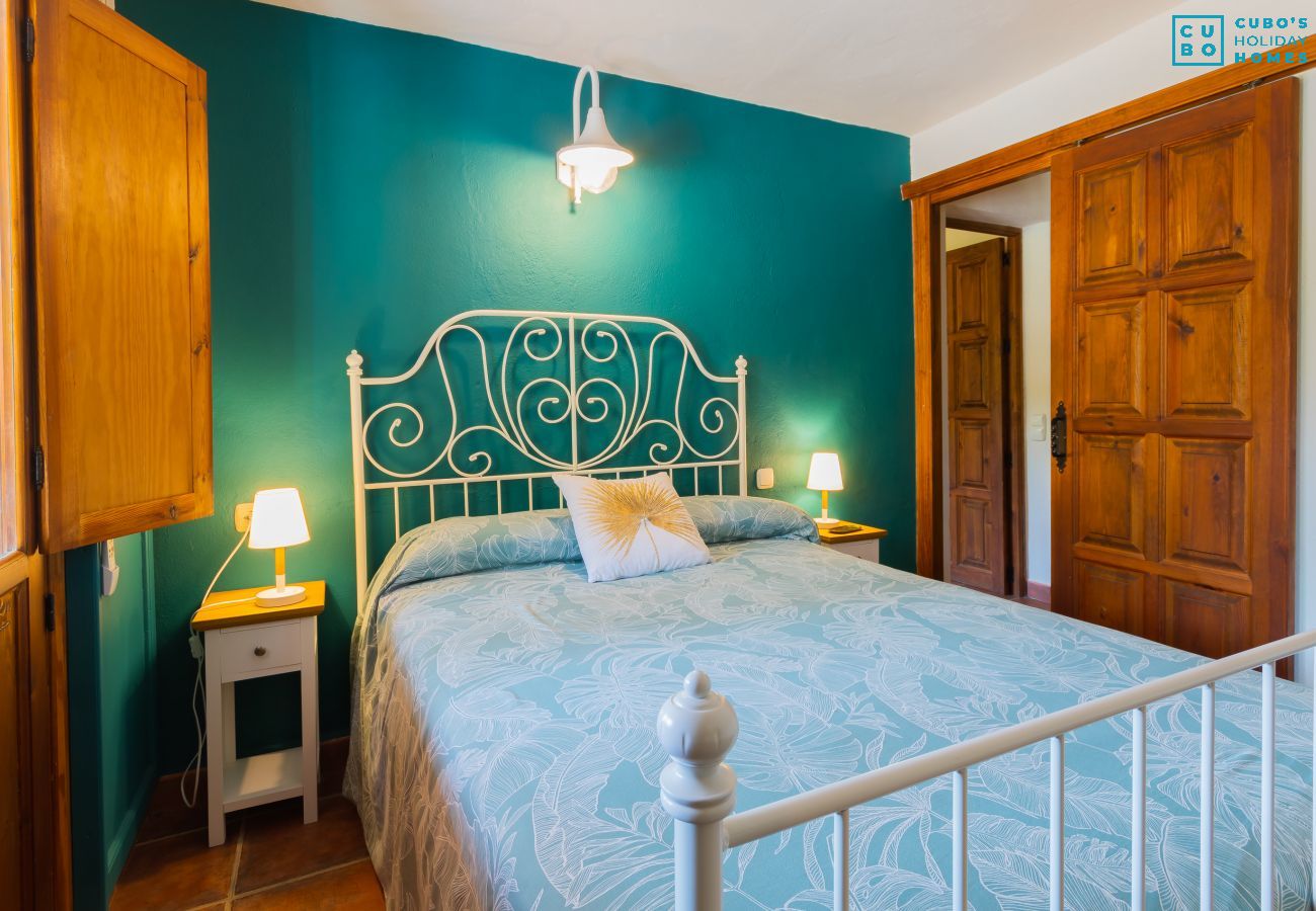 Dormitorio de este apartamento rural en Mijas Pueblo