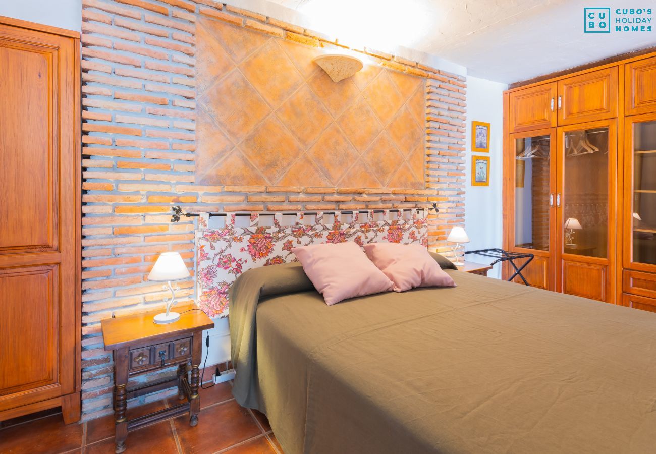 Dormitorio de este apartamento rural en Mijas Pueblo