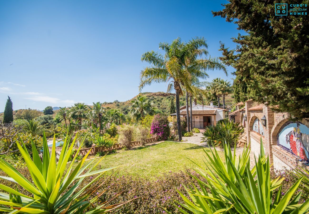 Jardín de este estudio rural en Mijas Pueblo