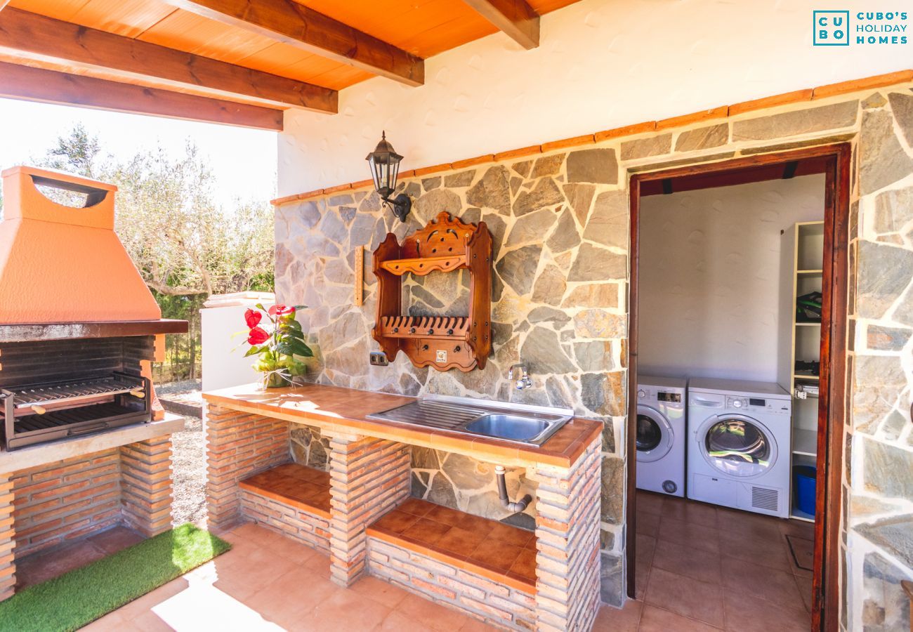 Barbacoa de esta casa rural en Alhaurín el Grande