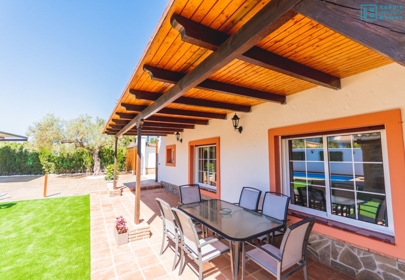 Piscina privada de esta casa rural en Alhaurín el Grande