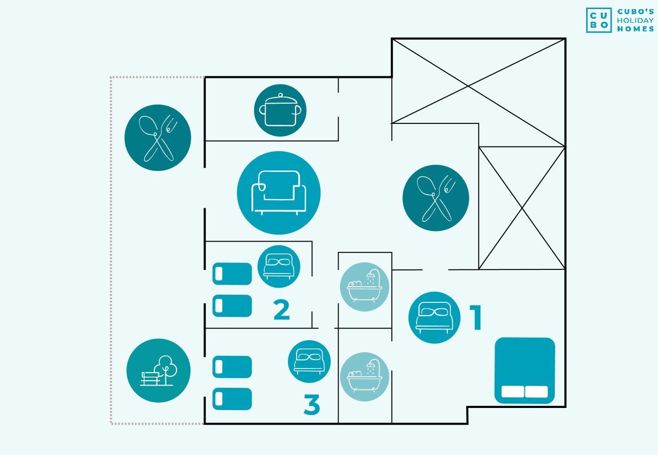 Apartamento en La Cala de Mijas - Cubo's Apartamento Casanova Golf