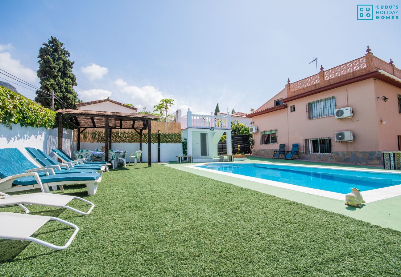 Jardín de esta casa en Alhaurín de la Torre