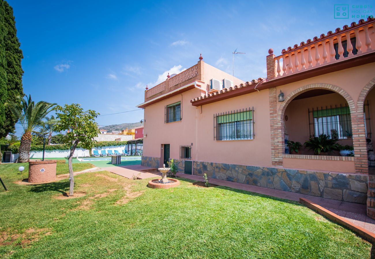 Jardín de esta casa en Alhaurín de la Torre