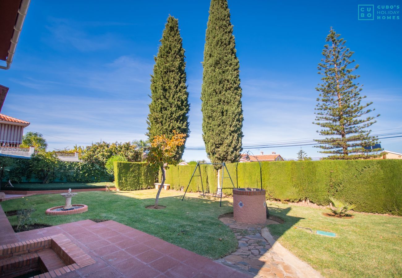 Jardín de esta casa en Alhaurín de la Torre