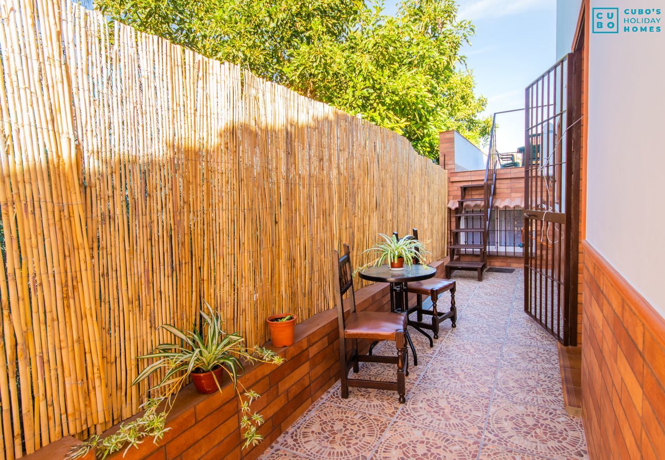 Terraza de esta casa en Alhaurín de la Torre