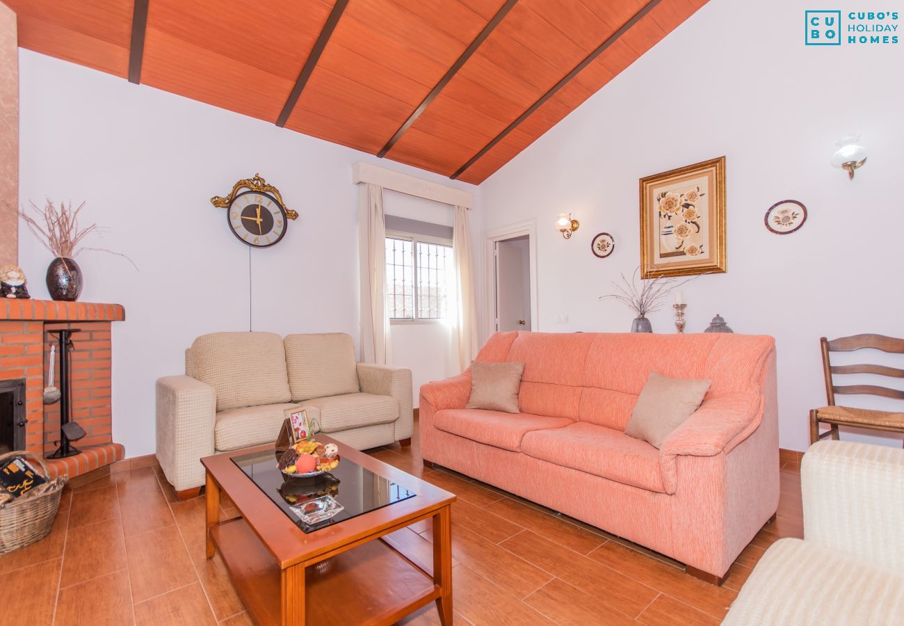 Salón de esta casa en Alhaurín de la Torre