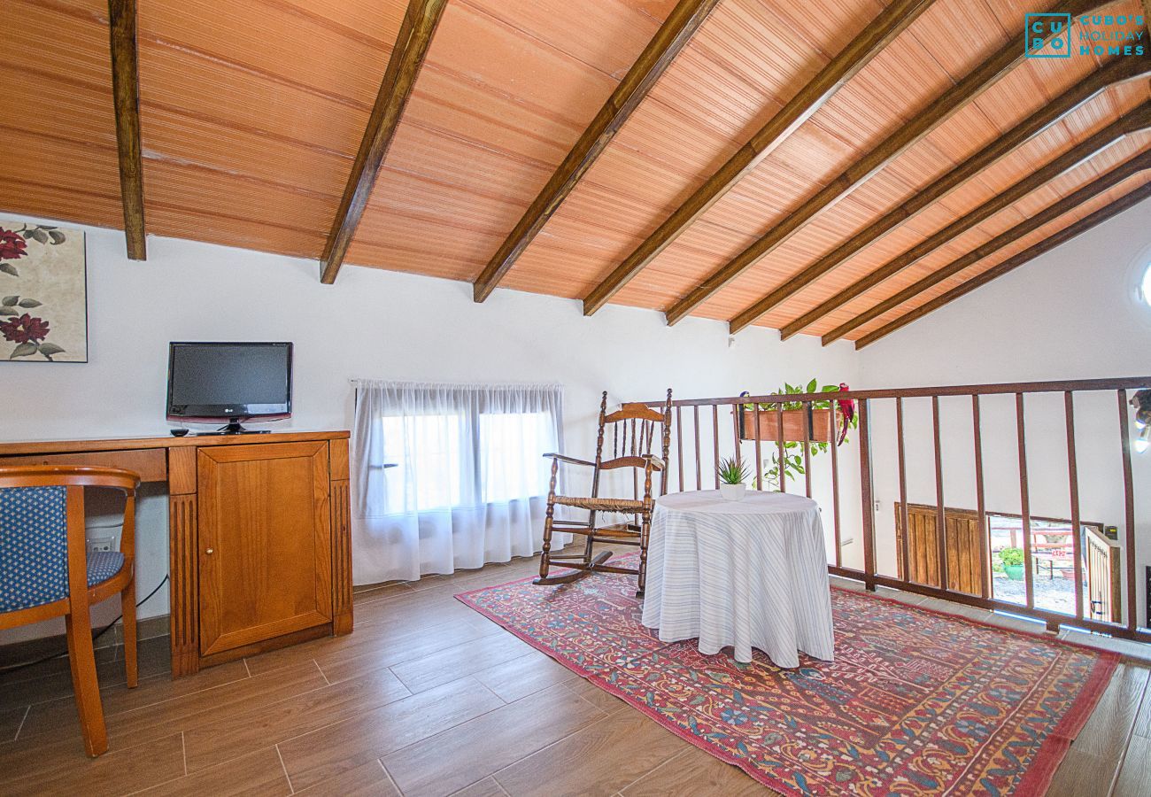 Dormitorio de esta casa cerca de El Caminito del Rey