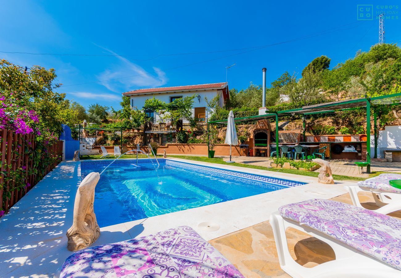 Piscina de esta casa cerca de El Caminito del Rey