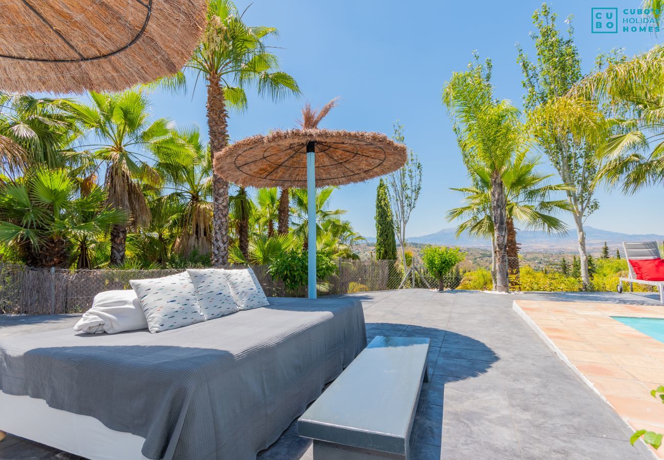 Terraza de esta finca en Alhaurín el Grande