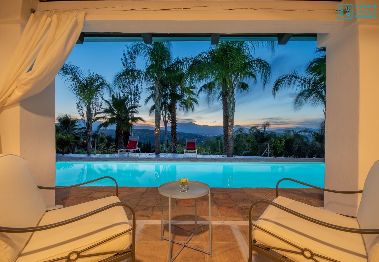 Terraza de esta finca en Alhaurín el Grande